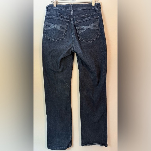 NYDJ Sheri Slim Mid-Rise Dark Wash Jeans Size 6 - Picture 2 of 11
